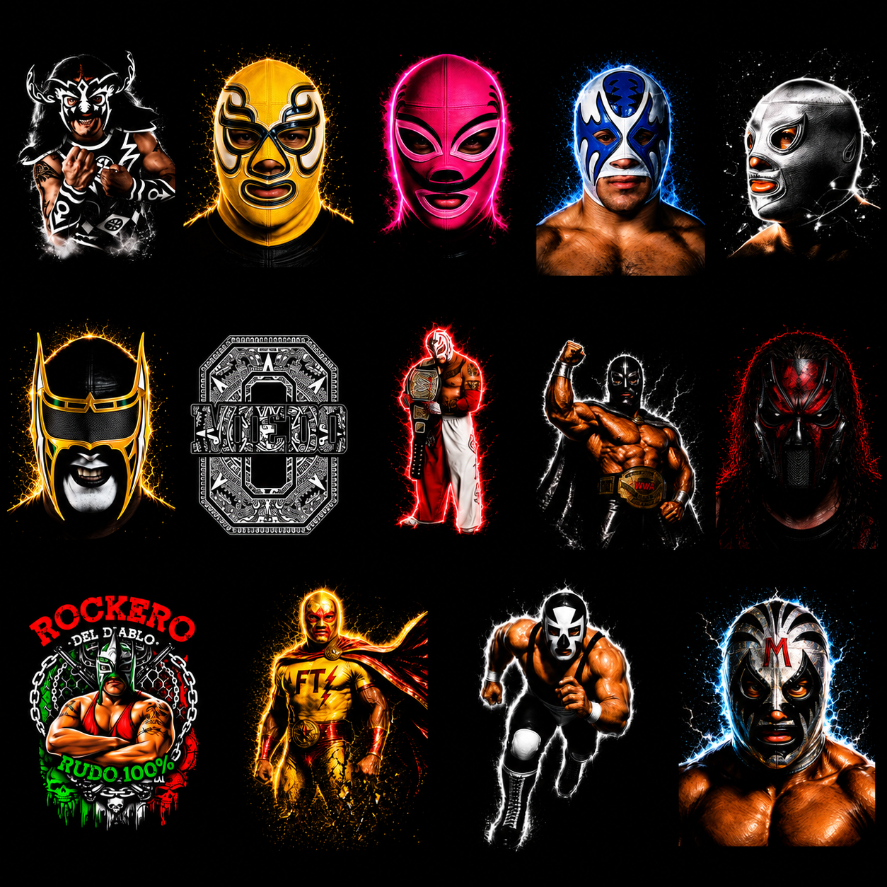 Máscaras 1 (Lucha Libre)